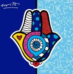 Romero Britto Romero Britto Mazel Tov Collection (Hamsa)